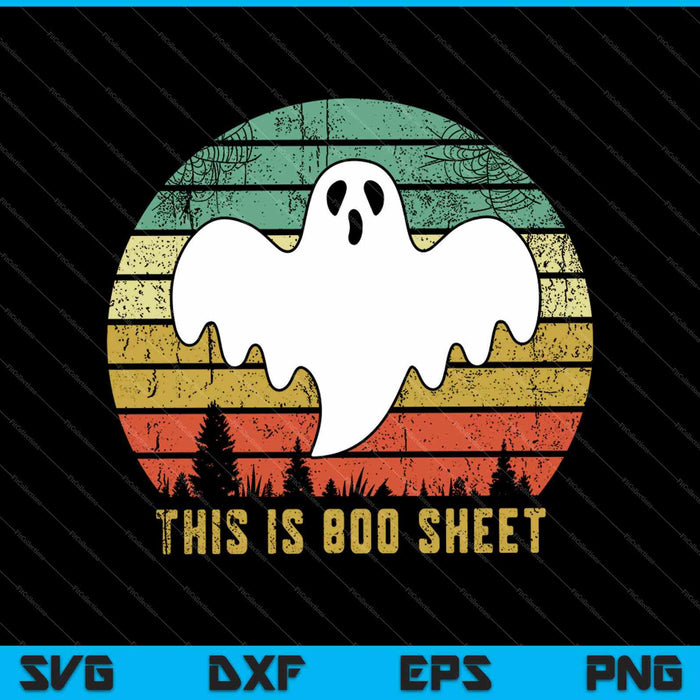 This Is Boo Sheet SVG PNG Cutting Printable Files
