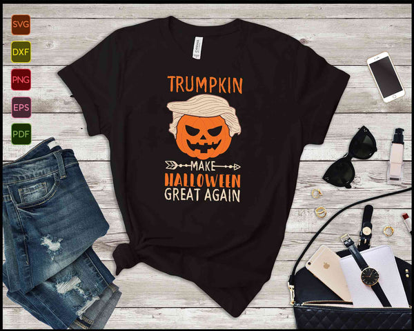 Trumpkin hace que Halloween vuelva a ser genial SVG PNG cortando archivos imprimibles