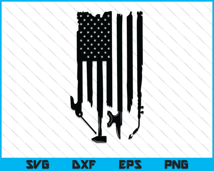 Soldador Bandera Americana EE.UU. SVG PNG Cortando Archivos Imprimibles