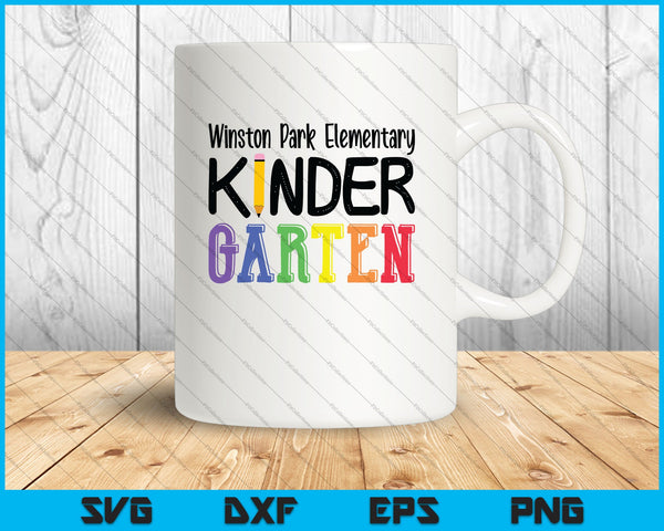 Winston park jardín de infantes primario SVG PNG Cortar archivos imprimibles