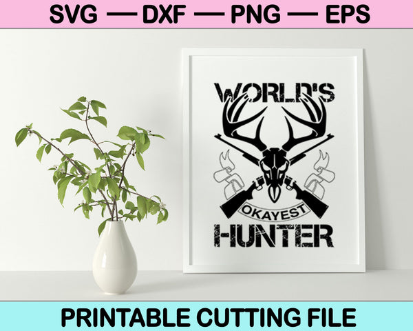 El cazador más bueno del mundo SVG PNG cortando archivos imprimibles